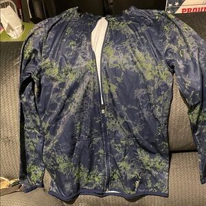 Xersion Navy and Lime Active Jacket